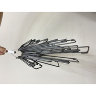 BRACESRing CONCRETE BRACES IRON/ G. 8 x12cm ZINC/. 8mm IRON