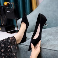 Fashion High-Heeled Shoes Woman Pumps Kitten Heel High Heels Pointed Toe Party Ladies Shoes