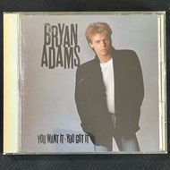 Bryan Adams - You Want It You Got It CD Album 1988 Japan 1st Press A&M D20Y4002 Pony Canyon Classic 