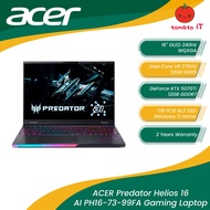 ACER Predator Helios 16 AI PH16-73-99FA Gaming Laptop - 16" OLED 240Hz/U9-275HX/32GB D5/1TB SSD/RTX5