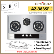 Aerogaz AZ-383SF Stainless Steel Gas Hob 80cm with Safety Valve  (Include Install and Disposal)