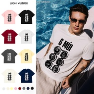 Nham Nhi Relaxed Fit Luon Vuituoi "6 Packs" T-Shirt - Always Happy MH3341MH