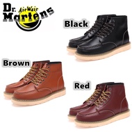 Dr.Martens Fast Shipping New England Dr. Martens Martin Boots Thick-Soled Cowhide High-Top Overall Shoes Genuine Leather Classic Overalls Mid-Tube Comfortable Men's An SIII TSQR