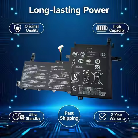Original B31N1842 42Wh Laptop Battery For ASUS VivoBook 15 F513EA K513E KM513UA M513IA S513EA S531F 