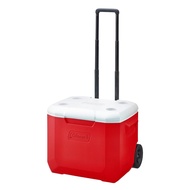 Coleman Cooler Box Wheel Cooler 60QT Capacity approx. 56L Red/White 2000027864 Cold storage capacity
