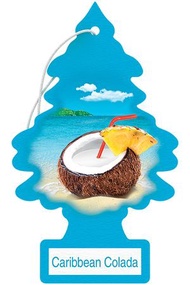 Little Trees® 加勒比海特飲（汽車香薰片）5 片裝