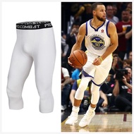 COD Men's Basketball Cropped Leggings Sports Equipment Fitness Five Points White Training Pants Comp