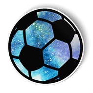 Squiddy Soccer Ball Cute Galaxy - Vinyl Sticker Decal for Phone, Laptop, Water Bottle (3" Tall) Squi