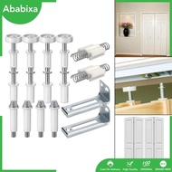 [Ababixa] 16x Bifold Door Hardware Bifold Door Hardware Repair Replacement Parts, Bifold Door Bottom Closet Door Repair