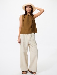Quần Easy Vải Pha Linen