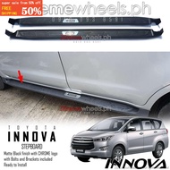 ♤◇Toyota Innova J E G 2016 -2022 OEM Black Step board / Stepboard / Running Board with Innova Logo