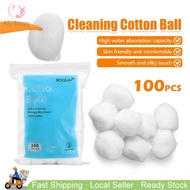 【SG Seller】Disposable degreasing cleaning cotton balls(100pcs/Bag)/Pigeon