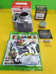 เสื้อสูบ gt125 fino125igrandfilano (std)+ลูกสูบชุด gt125 titanium+สลัก+กิ้บ+ปะเก็นบน banana เสื้อเหล