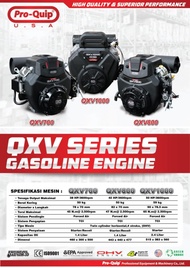 Mesin Penggerak Bensin Proquip QXV 800 - 42 HP