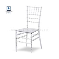 Crystal Chair PC Transparent Chair Plastic PP Acrylic Chair Dining Chair Hotel Wedding Chair Bamboo 