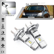 2PCS H7 Led canbus headlight bulb For NISSAN QASHQAI +2 J10 NJ10 JJ10E 2007 2008 2009 2010 2011 -201