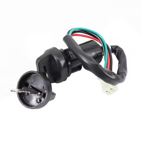 Ignition Key Switch Universal Motorcycle 2 Key 4 Wire Start Ignition Switch Electric Door Lock Key F