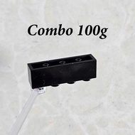 Combo 1 ounce of 1x4 tall black tiles