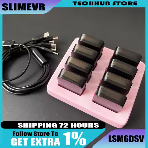 SlimeVR Full Body Tracker LSM6DSV, 800mAh Battery, No Base Station Needed, VR Motion Capture Device