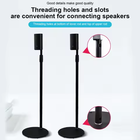 80-150cm 2Pcs Speaker Stand for Samsung Q30B 9500S Q900A JBL Speaker Sound Bar Adjustable Speaker Fl