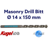 MATA KUGEL CONCRETE DRILL BIT - WALL Ø 14 X 150 MM | MASONRY DRILL BIT 14mm