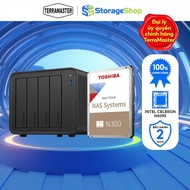 Combo TerraMaster F4-425 4-bay NAS network Storage device + Toshiba N300 HDD - Storage Shop