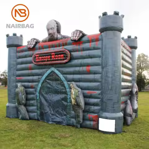 Inflatable Haunted Maze House Tent Halloween Inflatable Haunted House for Halloween Event Game