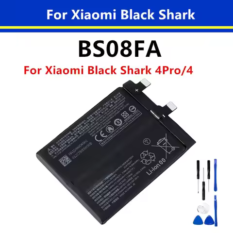 Original 4500mAh BS08FA Battery For Xiaomi Black Shark 4 4Pro PRS-A0 KSR-A0 Mobile Phone + Free Tool