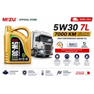 MIZU SEMI 5W30 CI-4/SL Diesel [7L] Engine Oil - Minyak Hitam car nissan bmw benz diesel kia Toyota i