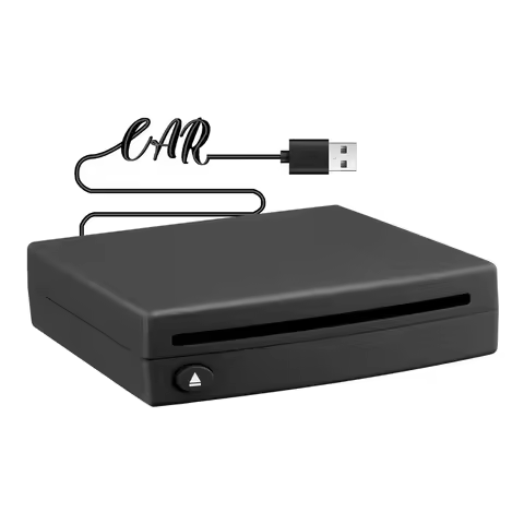 Car CD Drive Player External USB CD Player For Car Portable Plugs In CD Player For Android 4.4 And A