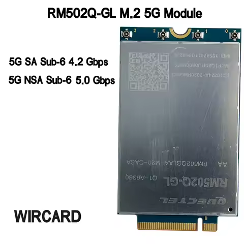 RM502Q-GL / SG500M2-X 5G Sub-6 GHz M.2 Cat20 NR NSA SA Module LTE 4G Module
