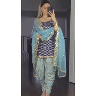 🔥Launching New Designer Party Wear Look Top ,Dhoti Salwar and Dupatta🔥