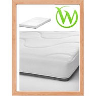 Foam mattress for baby bed, safe material, zippered washing cover, KRUMMELUR Foam mattress for cot, 