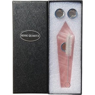 Magnet Purple Magic Galaxy Aesthetic ~ Rose Quarts Point Obelisk  Wand Marijuana  with Crescent Moon