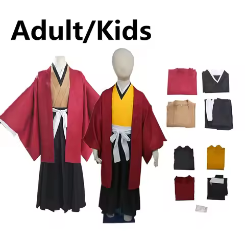 Tsugikuni Cos Yoriichi Cosplay Anime Costume Adult Kids Kimono Uniform Outfits Halloween Carnival Su