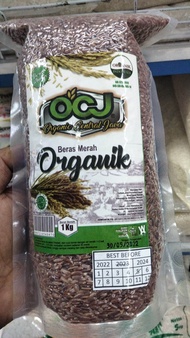 Beras merah organik OCJ 1 kg