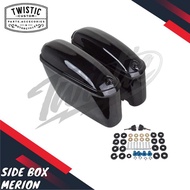 TERLARIS SIDE BOX SIDE BAG BOKS BRACKET RACK TAS SAMPING PANNIER MERION TOURING EDITION MOTOR UNIVER