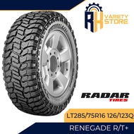RADAR LT285/75R16 126/123Q 10PLY RENEGADE RUGGED TERRAIN TIRES 285/75R16 RT