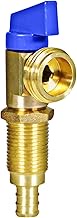 Highcraft 541Q Washing Machine Replacement Valve 1/2’’ PEX B Inlet x 3/4’’ MHT Outlet Brass Blue-for