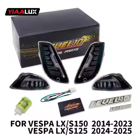 level10 motorcycle lamp LED front and rear turn signal light Indicators for vespa light LX150 S125