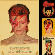 Rock singer David Bowie poster Retro Rock Band Music Kraft Paper vintage Poster