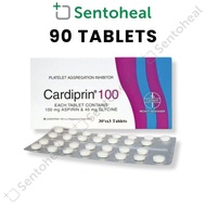 Cardiprin 100mg Aspirin & 45mg Glycine 90 tablets - 3 months supply