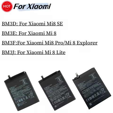 Battery BM3D BM3E BM3F BM3J Battery For Xiaomi Redmi Mi8 Mi 8SE M8 Mi8 Pro Mi 8 Explorer Mi8 Lite + 