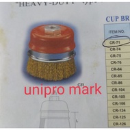 Bowl BRUSH CR-71 STEEL WIRE 70 MM-2.3/4 IN UNION