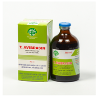 NĂM THÁI T AVIBRASIN 100ml bệnh nghệ lợn và gia súc gia cầm bệnh đậu đen ở gà vịt ngan