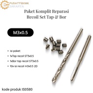 Recoil set m3x0.5 complete recoil package tap n drill