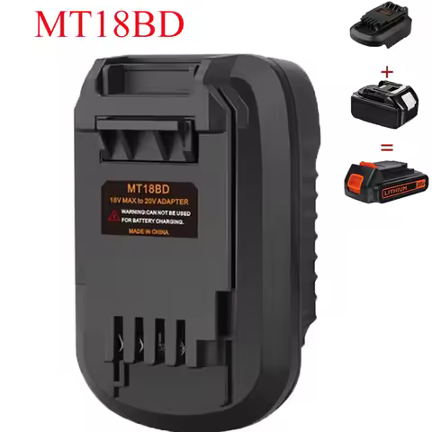 Battery Adapter MT18BD for Black&Decker 18/20V Tools Converts for Makita 18V Batteries To for Black&