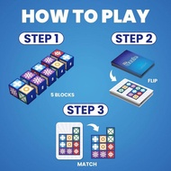 20cm Spatial Logical Thinking Board Game Matching Game Interactive Toy Puzzle Parent-child V9q9