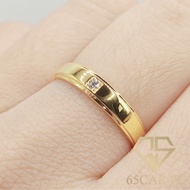 ***ของแถมมากมาย-ของแท้100%-ลด30%***65Carat - แหวนเพชรแท้ แหวนชาย เพชร 3ตัง เพชรเบลเยี่ยมน้ำ100 ทองคำ