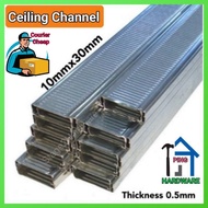 6kaki(Rm1.55)-Sekali Boleh Order Banyak-Plaster Siling Channel / c channel (Ceiling)/ Besi Siling Gantung / Besi Ceiling